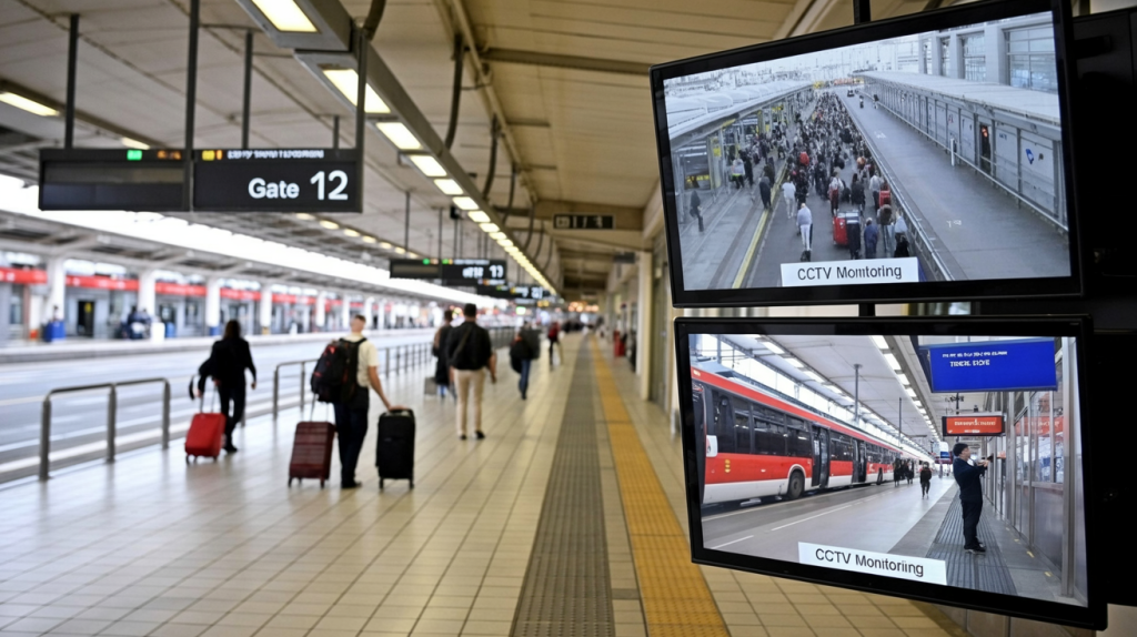 Airports, Bus & Train Stations CCTV Monitoring